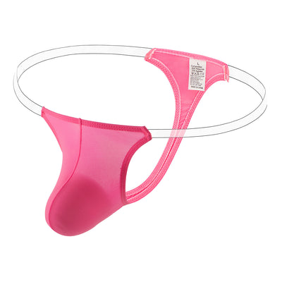 Sexy Translucent Elastic Nylon Men's Thong