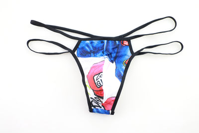 Fashion Sexy Printing Men's Thong - versaley