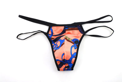 Fashion Sexy Printing Men's Thong - versaley