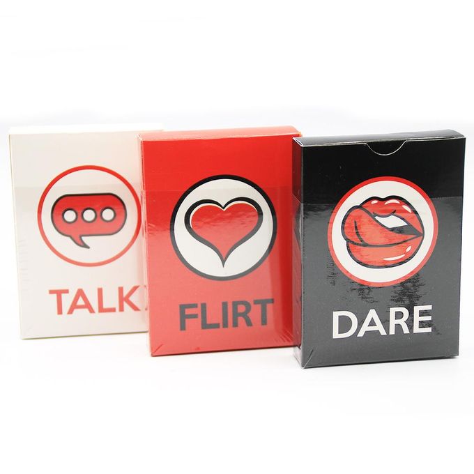 Talk Or Flirt Dare Cards 3 Games In 1