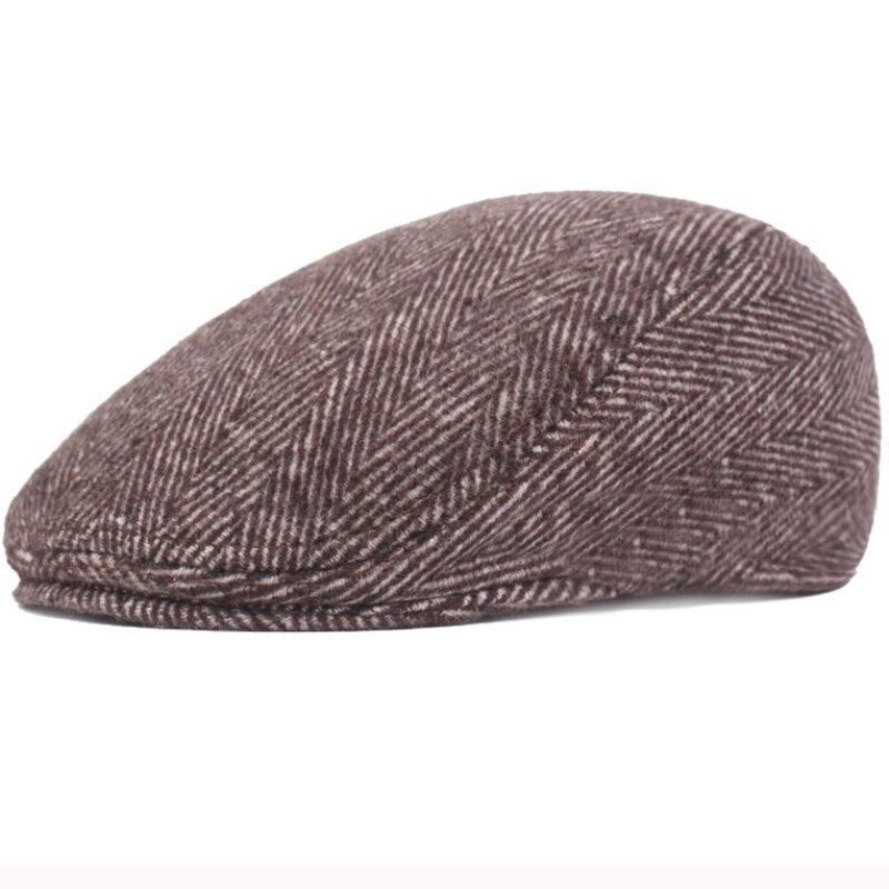 "Postdam" Wool Flat Cap - versaley