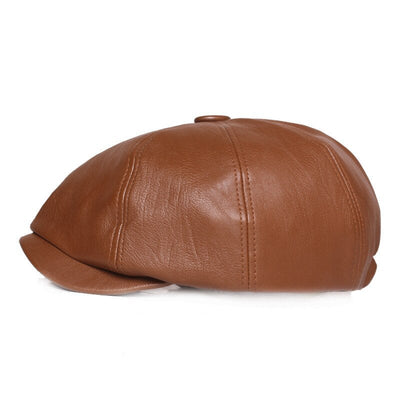 "Kenmare" Newsboy Leather Cap - versaley