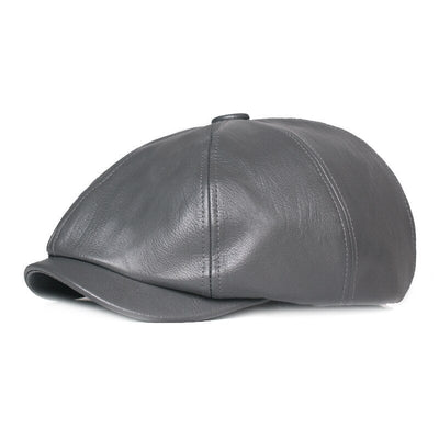 "Kenmare" Newsboy Leather Cap - versaley