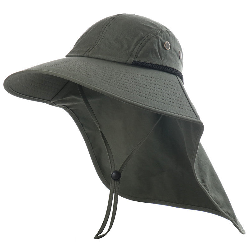 Outdoor sun protection waterproof anti-mosquito cap - versaley