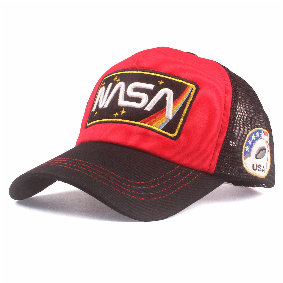 NEW NASA EMBROIDERED BASEBALL CAP - versaley