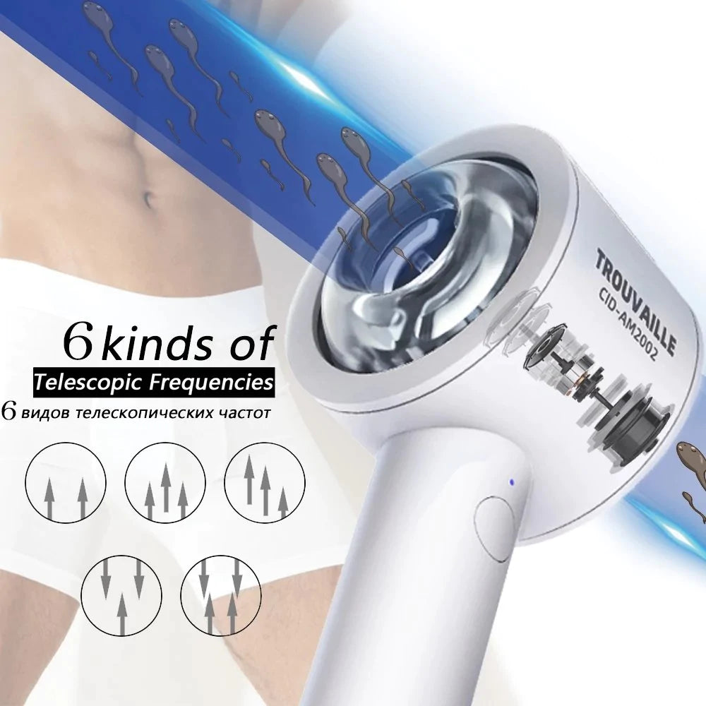 Men's exercise hair dryer airplane cup silicone masturbator