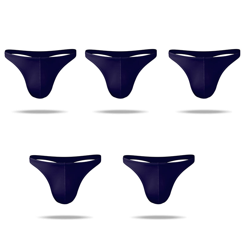 5 Pics Newest Superior Ice Silk Cool Comfortable Men's Thong - versaley