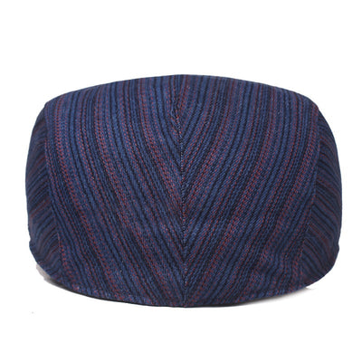 "NY-Havana" Striped Cotton Cap - versaley