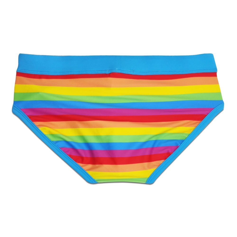 Baby Blue Rainbow Swim Briefs