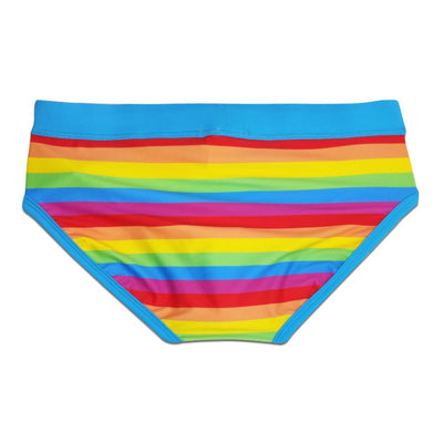Baby Blue Rainbow Swim Briefs
