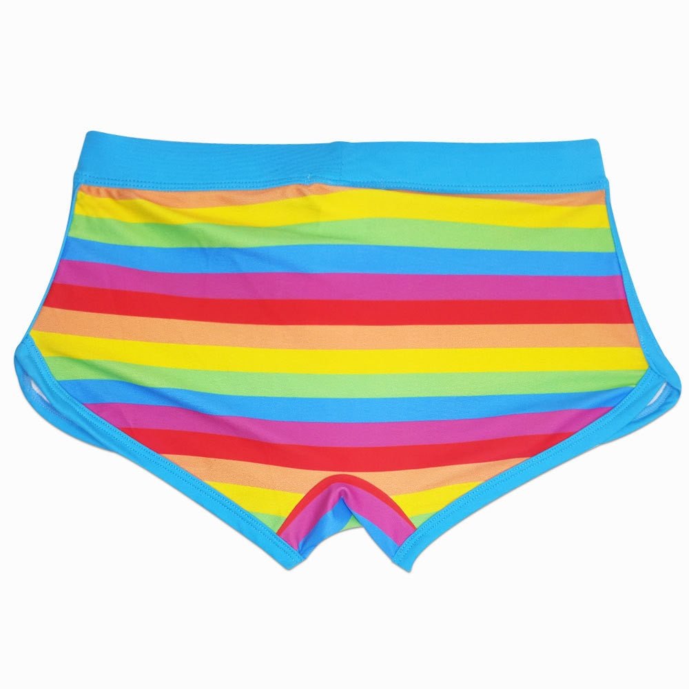 Baby Blue Rainbow Swim Trunks