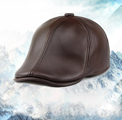 “Detective” True first layer cowhide forward cap - versaley