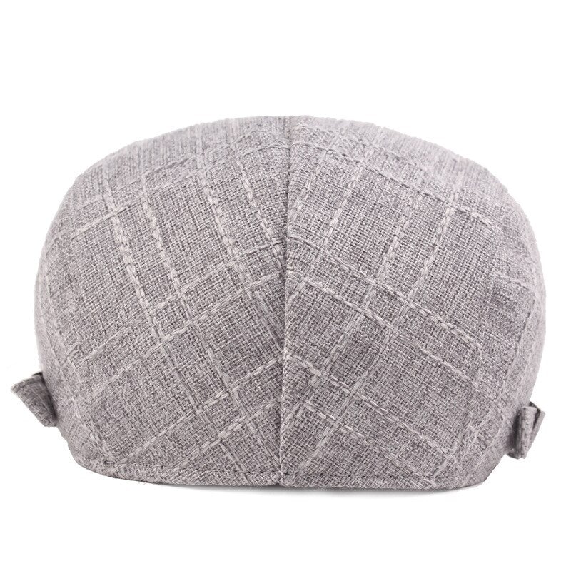 "Birmingham" Linen Flat Cap - versaley