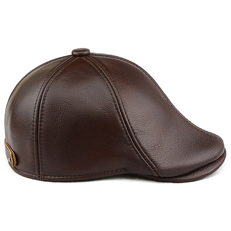 “Detective” True first layer cowhide forward cap - versaley