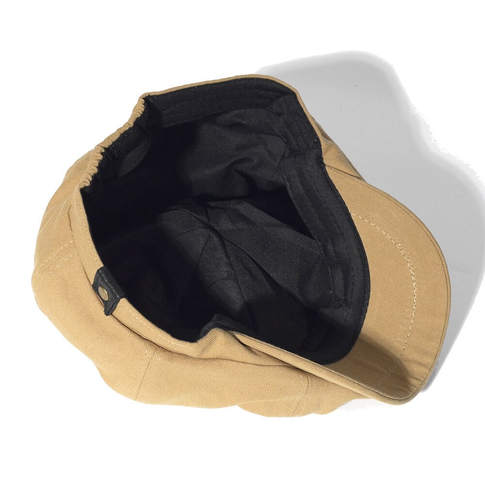 "Colliure" Newsboy Cotton Cap - versaley