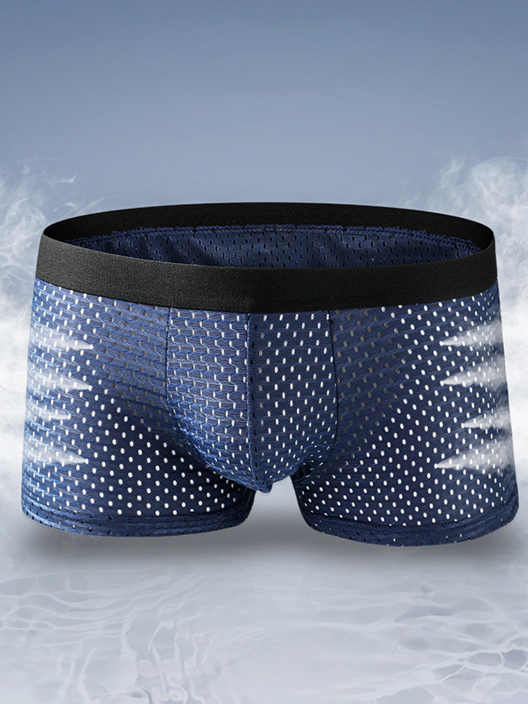 4 Pack Cool Mesh Ice Silk Men's Trunks - versaley