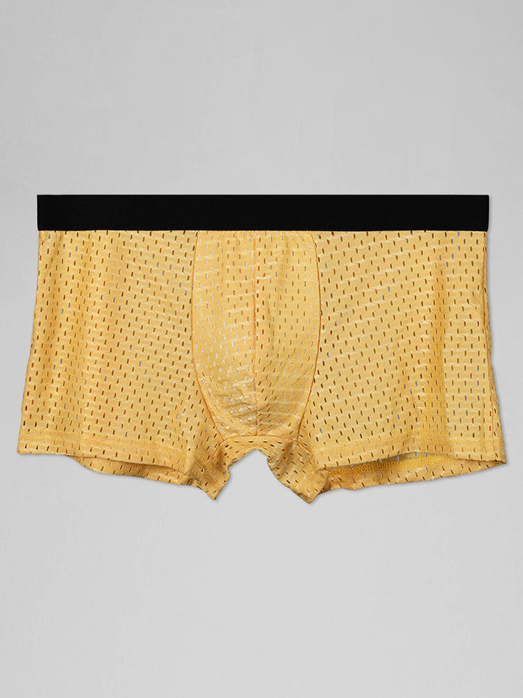 4 Pack Cool Mesh Ice Silk Men's Trunks - versaley