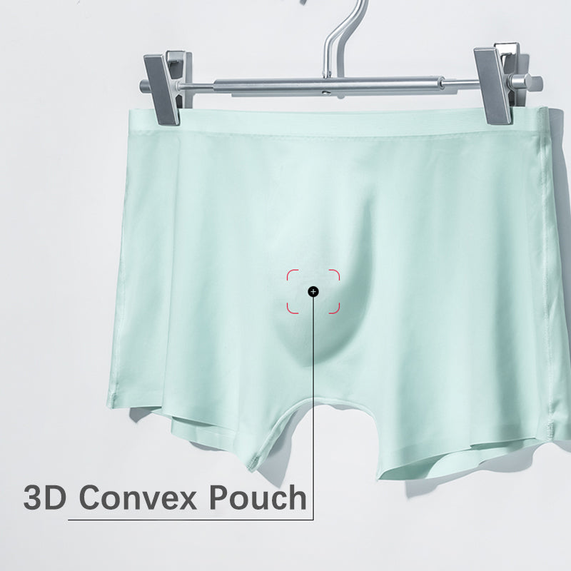 3 Pack Cool Trackless Thin Pouch Men's Boxer Briefs - versaley