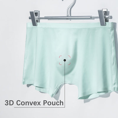 3 Pack Cool Trackless Thin Pouch Men's Boxer Briefs - versaley