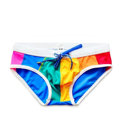 DM Bold Rainbow Swim Briefs