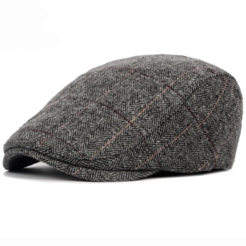 "Derrence" Wool Flat Cap - versaley