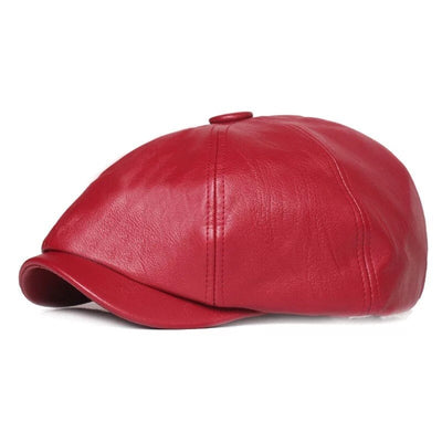 "Kenmare" Newsboy Leather Cap - versaley