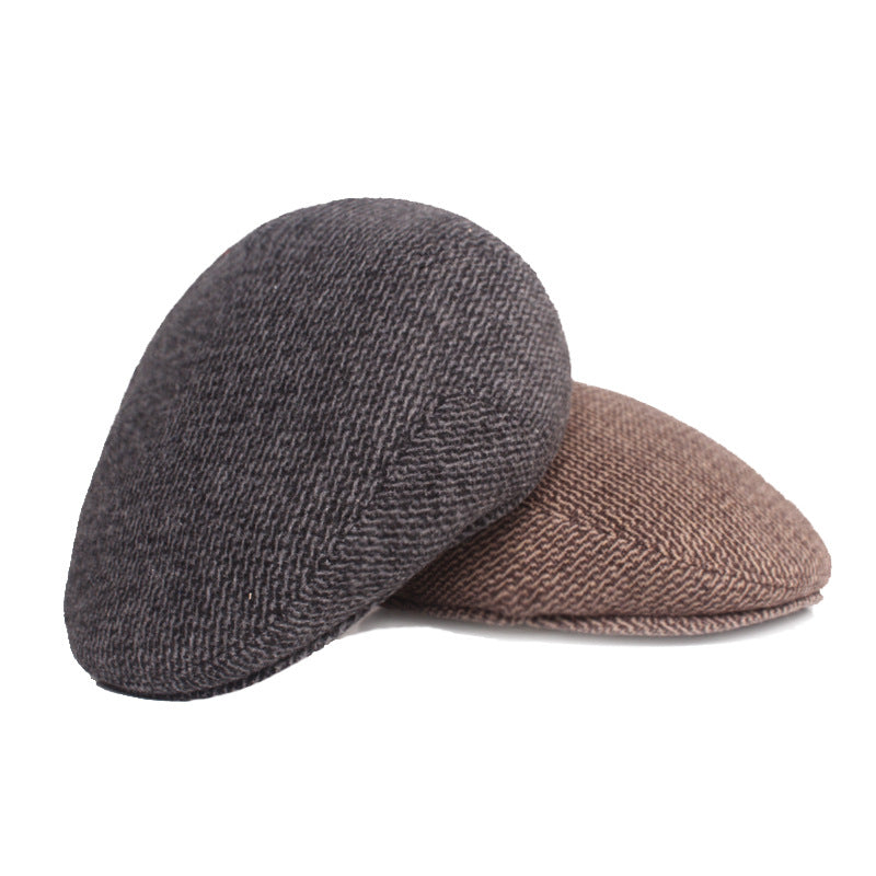 "Dreft" Earmuffs Cotton Flat Cap - versaley