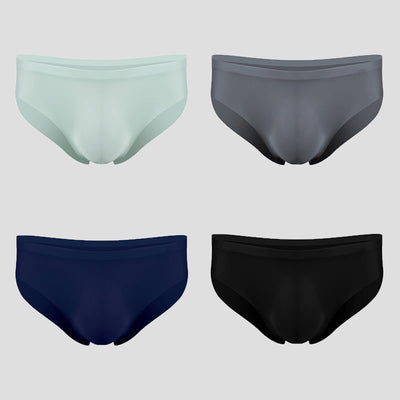 4 Pack Ball Support Seamless Men's Underwear - versaley