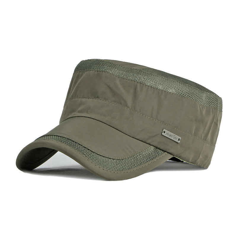 Thin section breathable quick dry outdoor British fashion cap - versaley