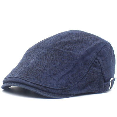 Leopard Print Flat Cap - versaley