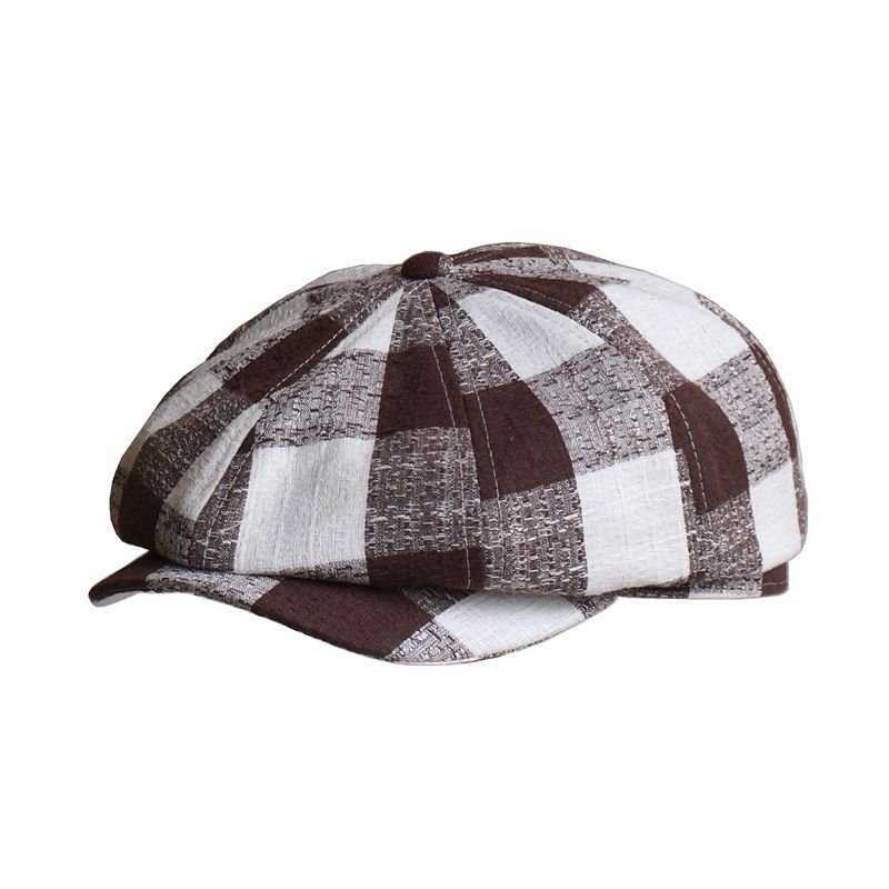 Vintage Linen Newsboy Hat 56-59CM - versaley