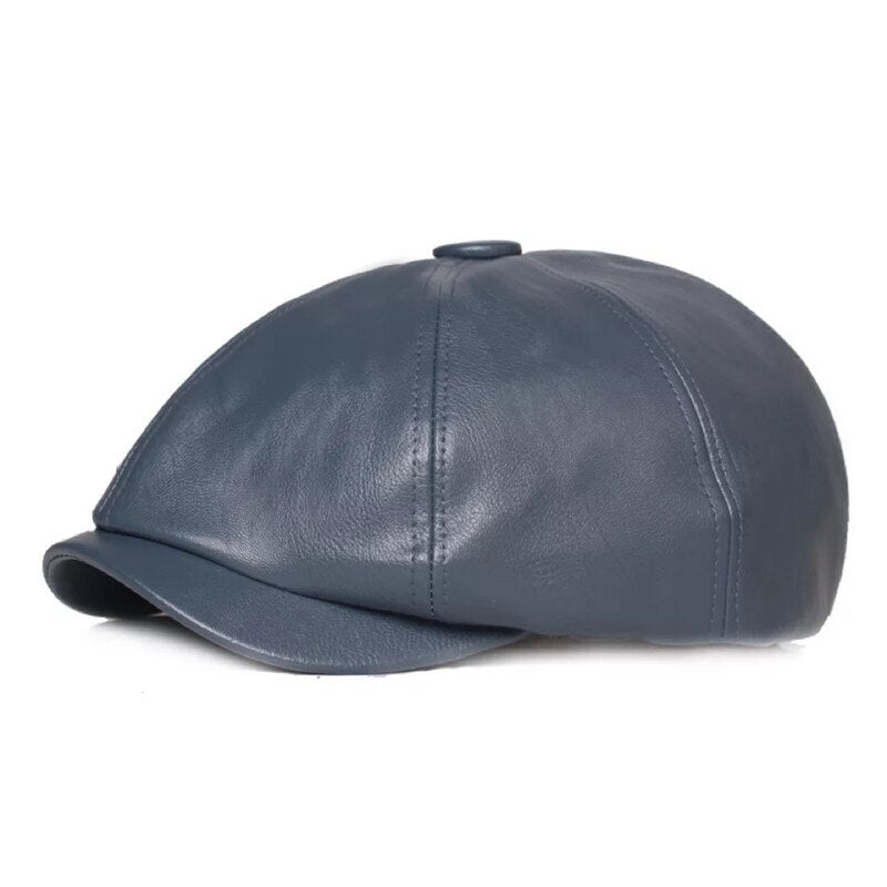 "Kenmare" Newsboy Leather Cap - versaley