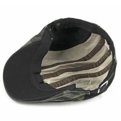 "Miller" Camouflage Cotton Flat Cap - versaley