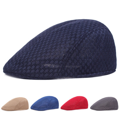 Spring and summer mesh retro duck tongue cap - versaley