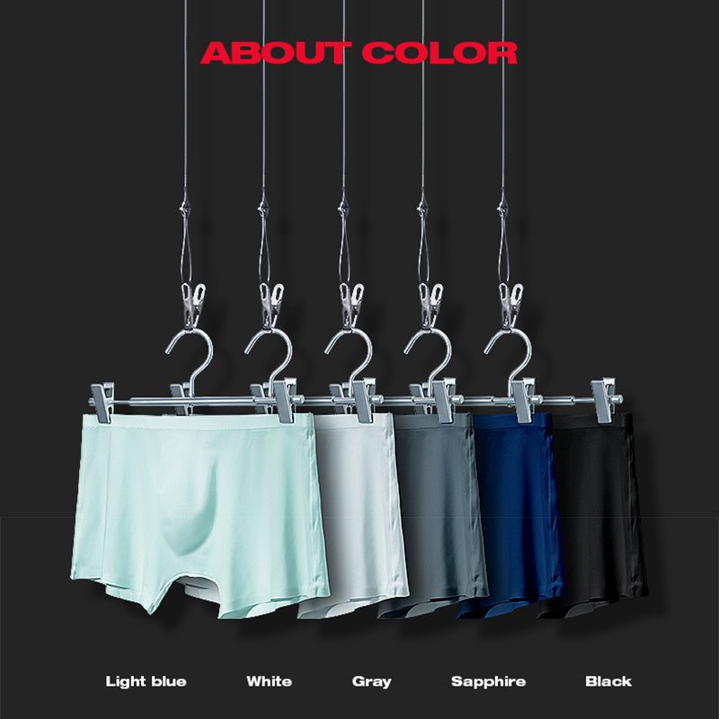 3 Pack Cool Trackless Thin Pouch Men's Boxer Briefs - versaley