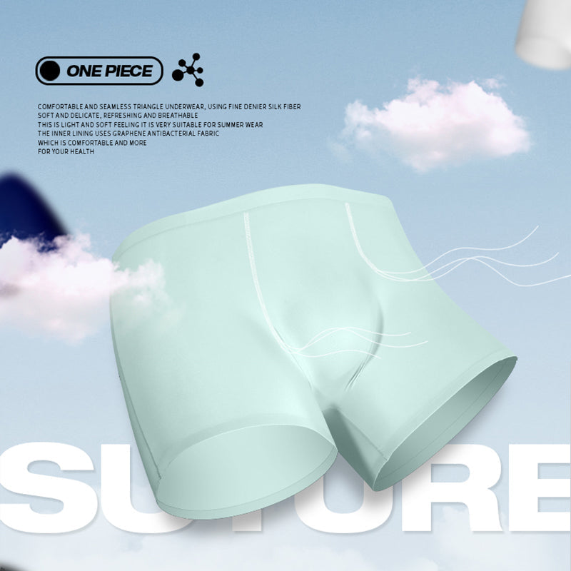 3 Pack Cool Trackless Thin Pouch Men's Boxer Briefs - versaley