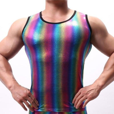 Metallic Rainbow Tanktop + Boxers activewear