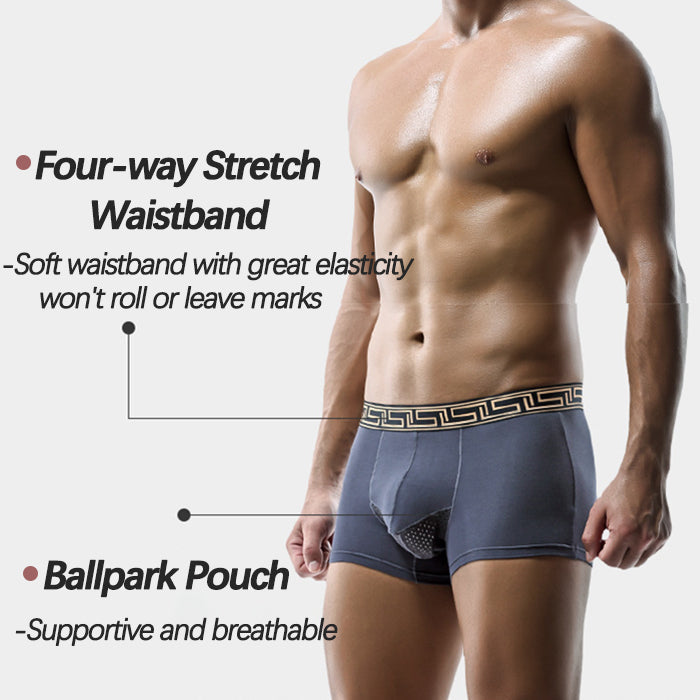 4 Pack Separate Ball Hammock Breathable Trunks - versaley