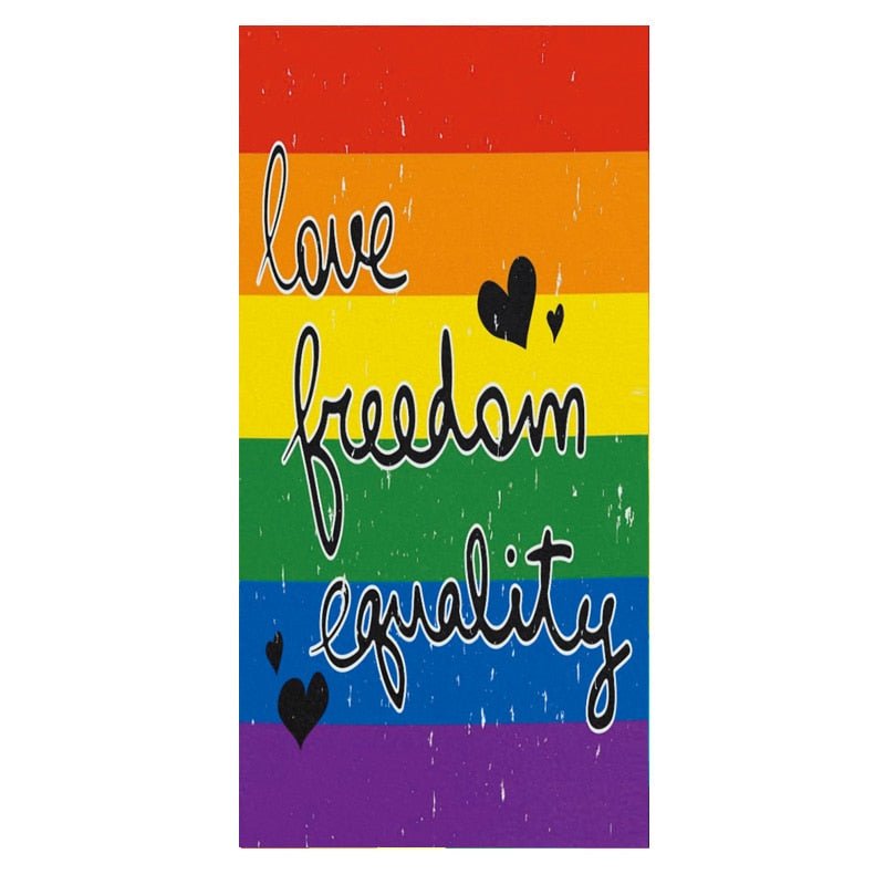 Pride Rainbow Beach Towel Beach Towel