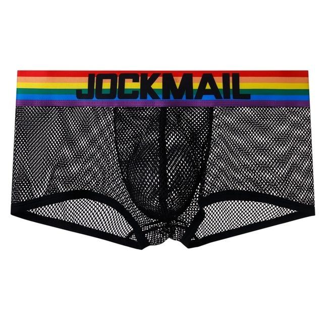 Rainbow Band Mesh Boxer Briefs - Oh My Underwear