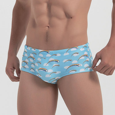 Rainbow Cloud Swim Trunks - Oh My Underwear