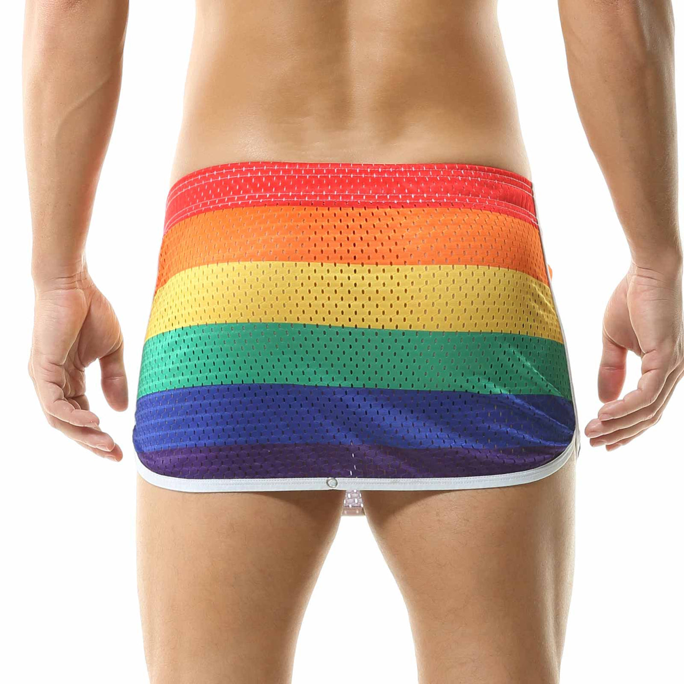 Rainbow Convertible Mesh Boxer Briefs