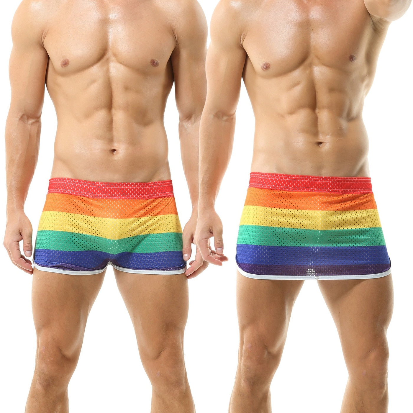 Rainbow Convertible Mesh Boxer Briefs