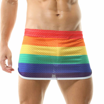 Rainbow Convertible Mesh Boxer Briefs