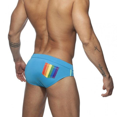 Rainbow Pocket Swim Briefs swimwear