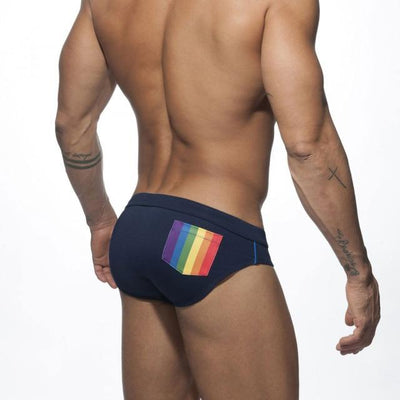 Rainbow Pocket Swim Briefs swimwear