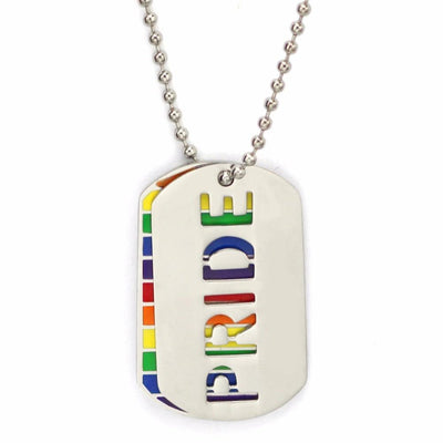 Rainbow Pride Dog Tags