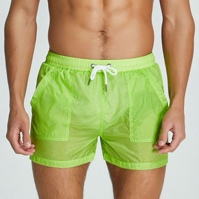 Transparent Pocketed Board Shorts