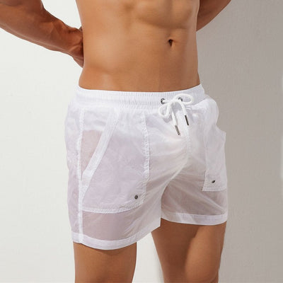 Transparent Pocketed Board Shorts