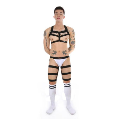 Triple Elastic Harness with Briefs